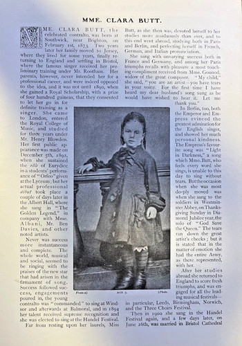 1905 opera prima donna clara - 1905,
