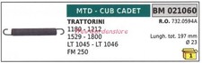 Molla trazione semovenza MTD