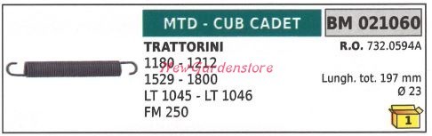 Molla trazione semovenza mtd - molla,