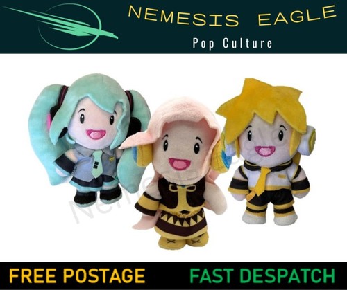Tre vocaloid peluche - vocaloid, 6"