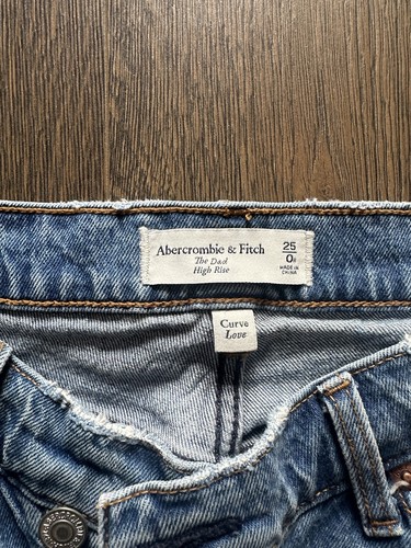 Jeans vita alta abercrombie - a,