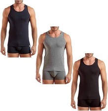 3 canotte uomo spalla larga