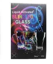 3 BICCHIERI INDUTTIVI LED RGB EFFETTO LUMINOSO BOCCALE DECORAZIONI DISCO PARTY