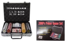 x Set Poker 200 Fiches Chips 2