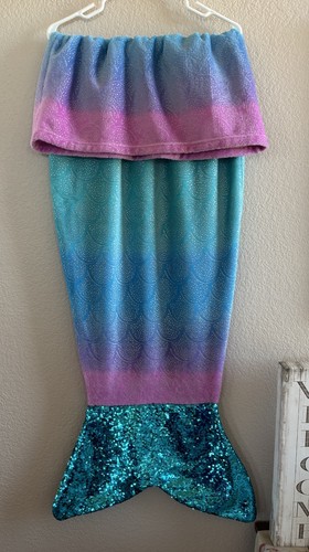Coperta pile coda sirena - pile,