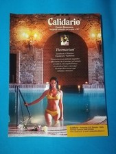 RITAGLIO DI GIORNALE PUBBLICITA' CALIDARIO CENTRO BENESSERE DA COLLEZIONE- (141)