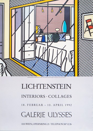 Roy lichtenstein interiors - "interiors,