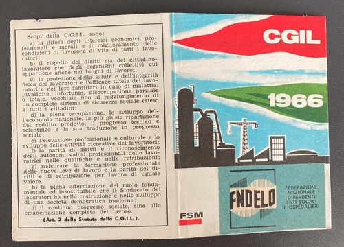 Tessera l 1966 - g.g.i.l.,