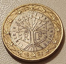 Pièce 1 euro France 1999