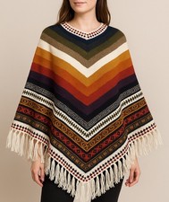 Poncho alpaca bambino anima