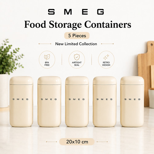 Smeg contenitori - smeg, 5x