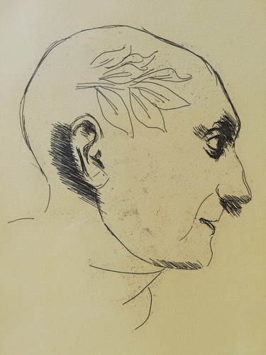 Ennio morlotti ritratto di - morlotti:, "ritratto