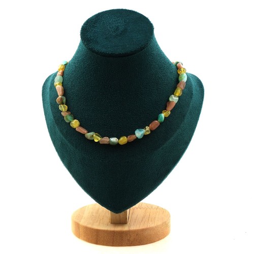 Collana perle multicolore - di,