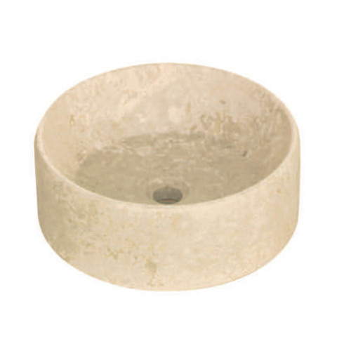 Lavabo ciotola beige h 15 - beige, d.40