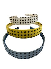 3 VINTAGE HAIR BAND CIRCLES