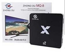 Android Smart Box TV + AirMouse  WiFi 5G MQ8  HD  4K  Quad  Internet Tv 32 GB