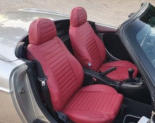 FODERE SEDILI AUTO COPRISEDILI  ASIAM FIAT BARCHETTA SIMILPELLE AMARANTO  