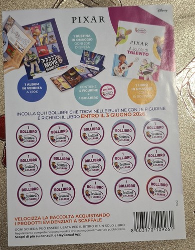 Bollini disney pixar conad - disney,