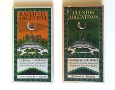 RACCONTI ARGENTINI + CUENTOS ARGENTINOS (Franco Maria Ricci, Siruela)