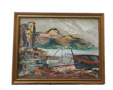 Argento marina paesaggio