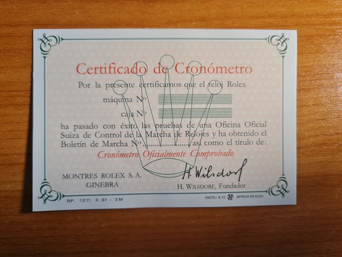 Rolex cronometro vintage