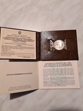 Repubblica di San Marino 1000 lire arg. 1980 S. Benedetto da Norcia completa