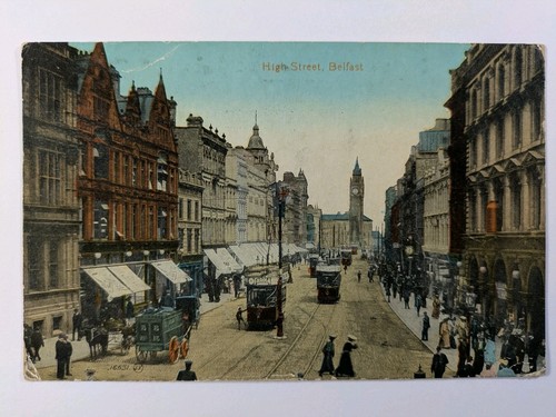 Postcard 1918 belfast - 1918,