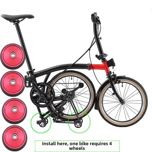 Ruota bici pieghevole 55mm cnc - bici,