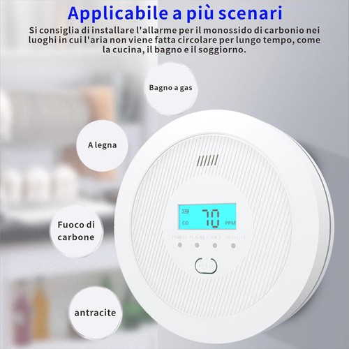 Rilevatore monossido - , di