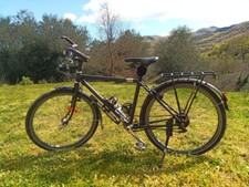 Thorn rohloff eXp touring bike with S&S couplings, black. Size 535S