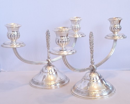 Coppia candelabri candelieri