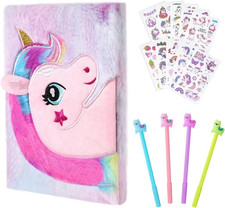 Quaderno Peluche Con Unicorno