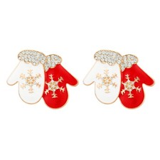  2 Pcs Spilla Forma Di Guanti