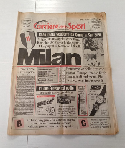 Corriere dello sport lunedi - dello,