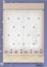Tenda Pannello Velata Con Borchie Disney Personaggio Minnie Misura 140x280cm