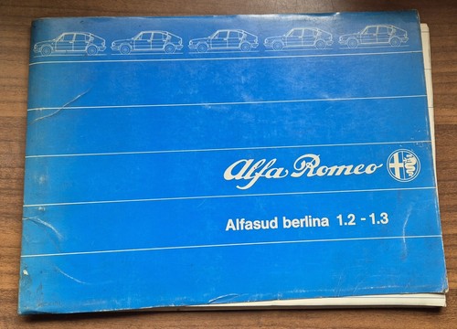 Libretto alfasud berlina 2 - alfasud,