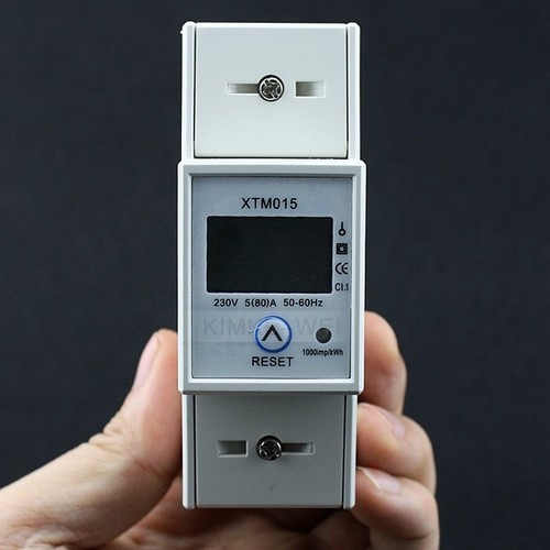 Misuratore elettricità lcd - misuratore, di