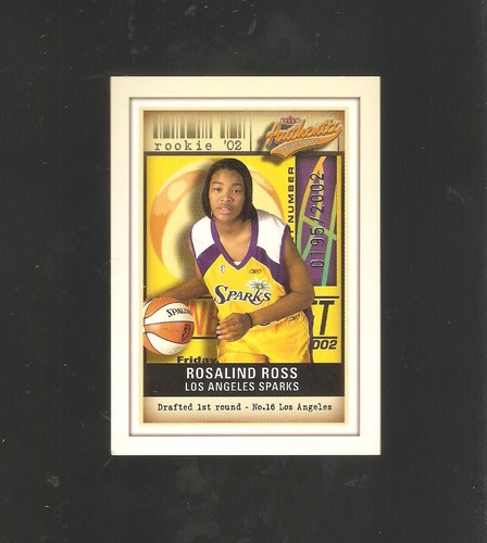 Rosalind ross 2002 - 2002, wnba
