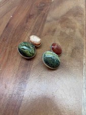 Orecchini a clip con gemma in