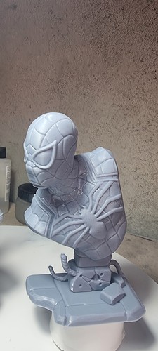 Mezzo busto spiderman marvel - busto,