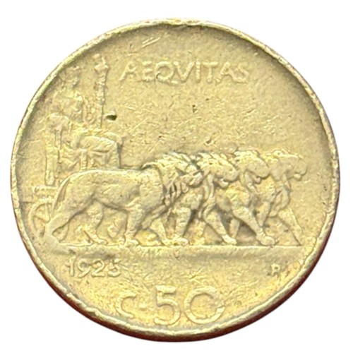 Centesimi 1925 xviii - centesimi,