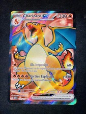 ? Charizard ex 183/165 ITA Rara Segreta Full Art Holo Pokémon Card ?