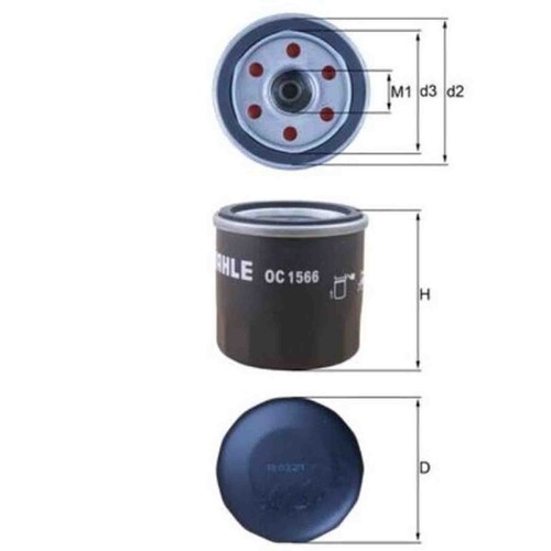 Filtro olio 1566 knecht - 1566,