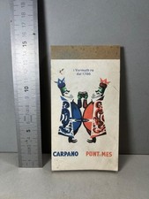 Taccuino punt E Mes Vermut Carpano x Baratti Milano  vintage