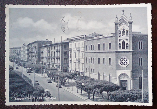Cartolina foggia viale - cartolina,