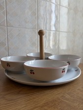 ANTIPASTIERA E SET 4 CIOTOLINE