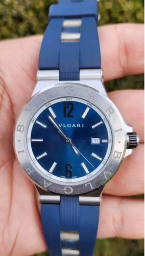 Bulgari diagono 42mm - bulgari, blue