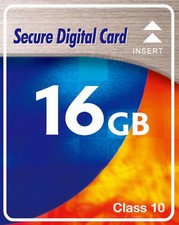 Scheda di memoria 16 GB classe