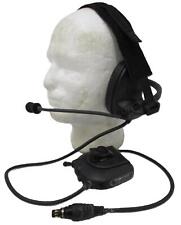 RACAL ACOUSTICS CUFFIA RADIO MILITARE CVC SINGOLA COMUNICAZIONE con PTT RA5000 RAPTOR