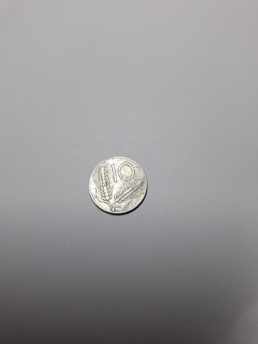 Moneta lire spiga - lire, 1954